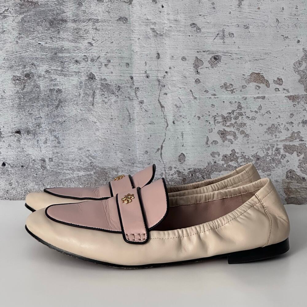 TORY BURCH Ballet Loafers - Shell Pink / New Cream / Perfect Black
